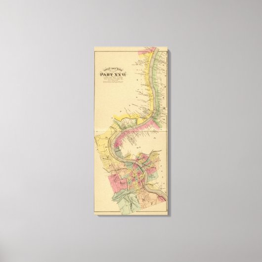 De Ohio-rivier en Valley 9 Canvas Afdruk (Voorkant)