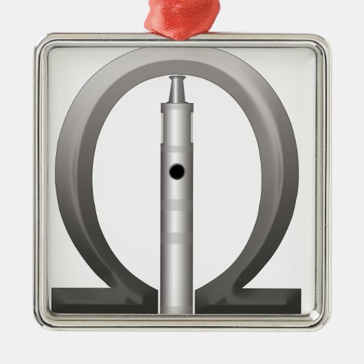 De OHM LOver Metalen Ornament (Voorkant)