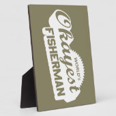 De Okayest Fisherman ter wereld Fotoplaat (Zijkant)