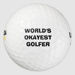 De Okayest Golfer Golf Ball Set Golfballen