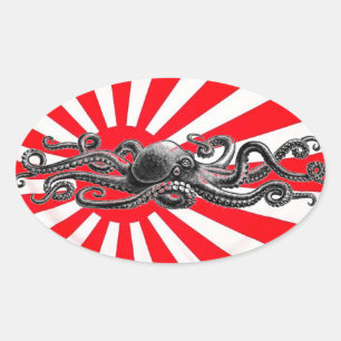 De okt8pus sticker! ovale sticker