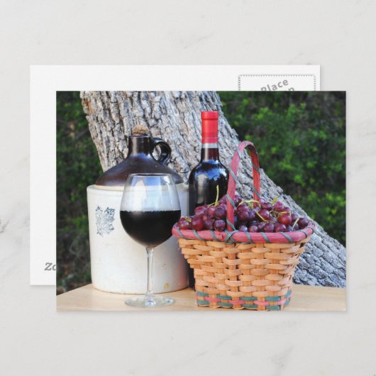 DE OLE WINE JUG" BRIEFKAART (Voorkant / Achterkant)