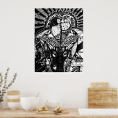 De olifant in de kamer poster (Keuken)