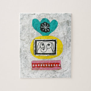 De olifant is een bedrade puzzel