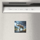 De Olifant & Ivoor van deze Mastodon Pachyderm Magneet (Insitu (Vaatwasser))