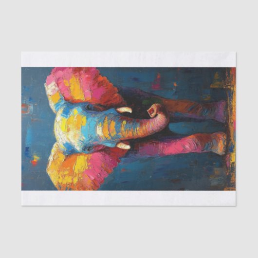 De olifant Lyfe11 Tissuepapier (Voorkant)