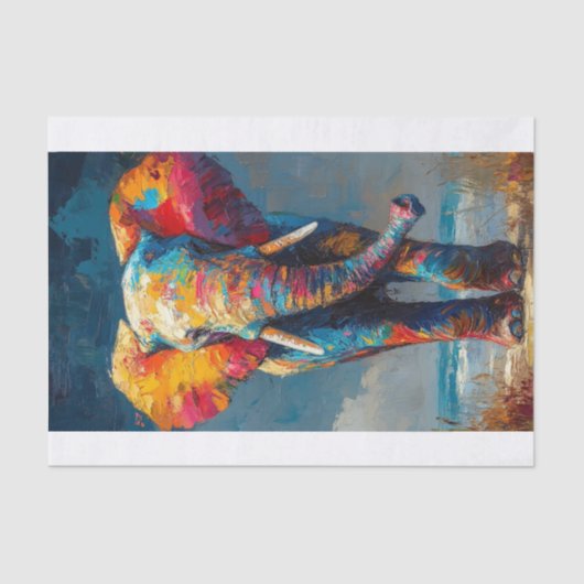 De olifant Lyfe5 Tissuepapier (Voorkant)