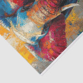 De olifant Lyfe8 Tissuepapier (Detail)