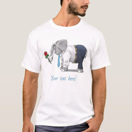 De olifanten zijn blij met Valentijnsdag T-shirt