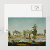 De Olivier Plantation, 1861 Briefkaart (Voorkant / Achterkant)