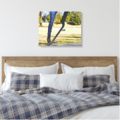 De Ollie Painterly Canvas Print (Insitu (Slaapkamer))