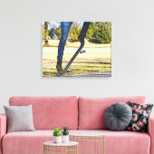 De Ollie Painterly Canvas Print (Insitu (Woonkamer))