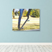 De Ollie Painterly Canvas Print (Insitu (Houten vloer))