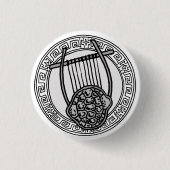 De Olympianen! Symboolbadge Apollo/Apollo Ronde Button 3,2 Cm (Voorkant)