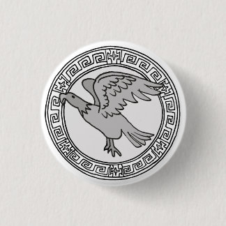 De Olympianen! Symboolbadge Zeus/Jupiter Ronde Button 3,2 Cm