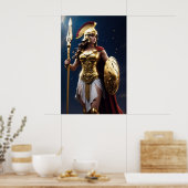 De Olympiërs: Athena, Godin van Wijsheid Poster (Keuken)