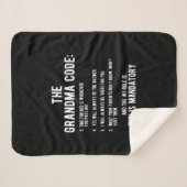 De oma-code | Fun is verplicht Sherpa Deken (Voorkant (horizontaal))