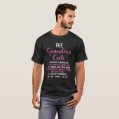 De Oma Code Oma Grootmoeder Ouder T-shirt (Voorkant volledig)