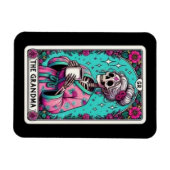 De oma Tarot Kaart magneet (Horizontaal)
