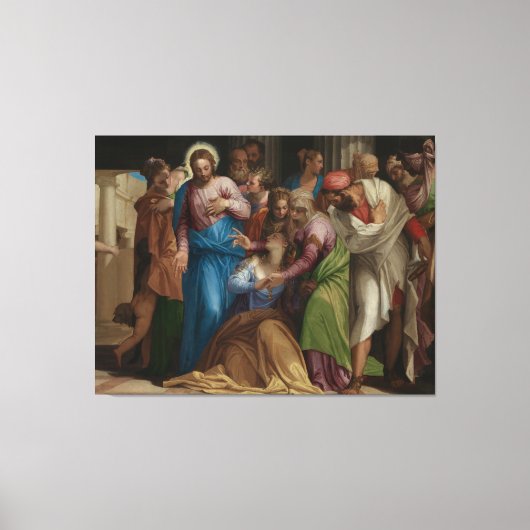 De ombouw van Mary Magdalene Canvas Afdruk (Voorkant)
