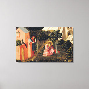 De ombouw van St. Augustine Canvas Afdruk