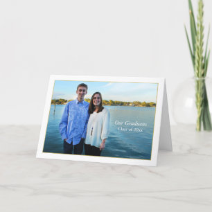 De omgezette Foto Folded Uitnodiging