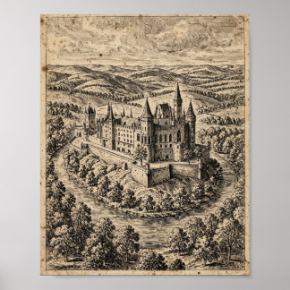 De Omgrachte Kroonprint — Bijbelse met de hand get Poster