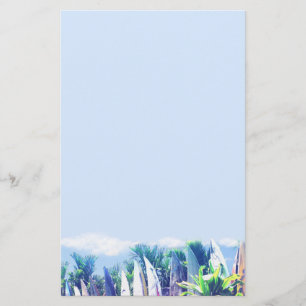 De Omheining van de surfplank Briefpapier