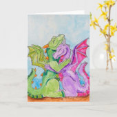 De Omhelzing van de draak Kaart (Gele Bloem)