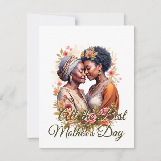 De omhelzing van een moeder - een tijdloze band in (Voorkant)