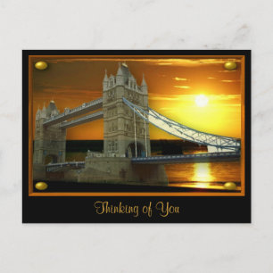 De omhulde Towerbrug Sunshine Briefkaart
