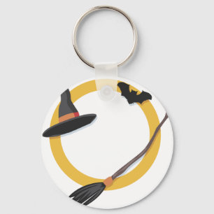 De Omlijsting van Halloween Sleutelhanger