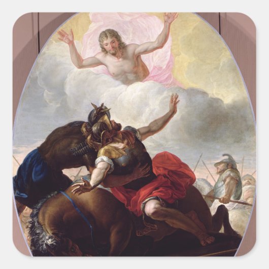 De omschakeling van St. Paul Vierkante Sticker (Voorkant)