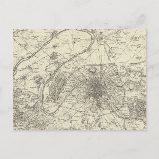 De omstreken van Parijs Briefkaart (Voorkant)