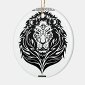 De onaanpasbare koning keramisch ornament (Links)