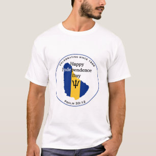 De onafhankelijkheid van Barbados Witte Barbadiaan T-shirt