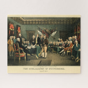 De onafhankelijkheidsverklaring van 1850, opnieuw legpuzzel