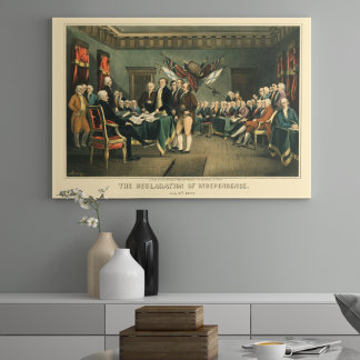De onafhankelijkheidsverklaring van 1850, opnieuw poster