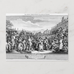 De onbelaste 'Prentice' uitgevoerd in Tyburn Briefkaart
