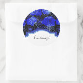 De onbereikbare blauwe Rozen die de boer van de Fl Ronde Sticker (Tas)