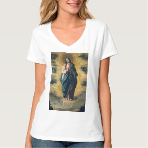 De Onbevlekte Ontvangenis Hemelse Straling Kunst T-shirt