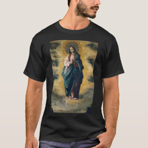 De Onbevlekte Ontvangenis Hemelse Straling Kunst T-shirt