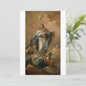 De Onbevlekte Ontvangenis van Giovanni Tiepolo Kaart (Staand voorkant)
