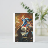 De Onbevlekte Ontvangenis van Maagd Maria Briefkaart (Staand voorkant)