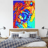 De onbevreesde Moeder Natuur Canvas Afdruk (Insitu (Slaapkamer))