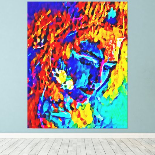 De onbevreesde Moeder Natuur Canvas Afdruk (Insitu (Houten vloer))