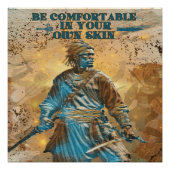 De onbreekbare geest van een krijger perfect poster (Voorkant)