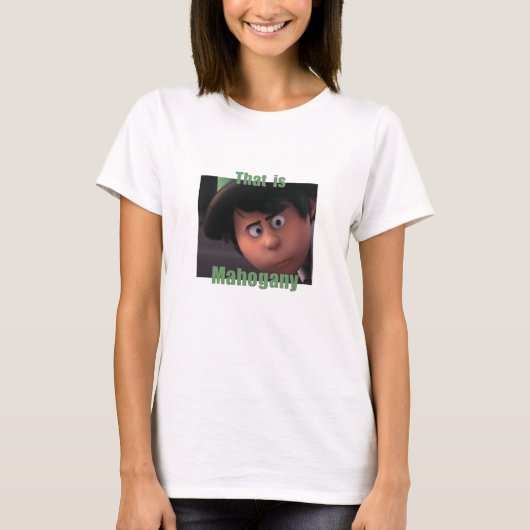 De Onceler "Dat is mahonie" T-shirt (Voorkant)