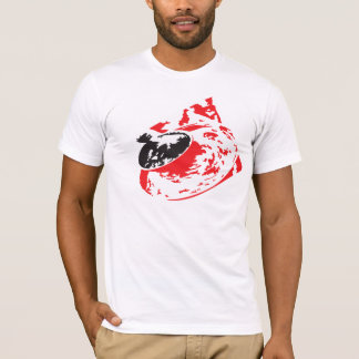 De onconventionele draaikolk t-shirt