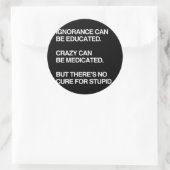 DE ONDERBREKING KAN WORDEN ONDERWIJS RONDE STICKER (Tas)